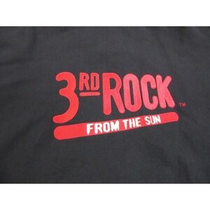 Vintage‎ 3rd Rock From The Sun Jacket Mens XL Black NBC Promo TV Show 90s Cotton